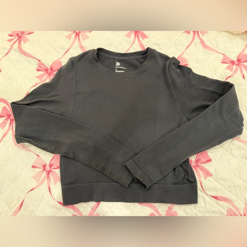 All in Motion Black Activewear Top